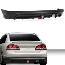 Fit For 2006-2011 Honda Civic 4dr Air Dam Chin Diffuser Mugen Rear Bumper Lip picture
