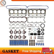 Full Head Gasket Set w/ Bolts & Seals For Chevrolet GMC Buick Cadillac 4.8L 5.3L picture
