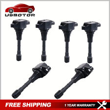 Pack 6 Ignition Coils For Nissan Murano Altima Pathfinder Infiniti EX35 UF-550 picture