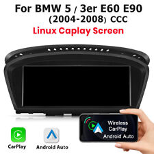 For BMW 3 5 Series E90 E92 E60-61 CCC LINUX Car Stereo CarPlay Android Auto 8.8