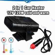 12V 120W Portable Car Electric Heater Heating Fan Defogger Defroster Demister picture