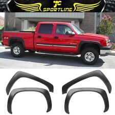 Fits 99-2006 CHEVY SILVERADO OE FACTORY STYLE FENDER FLARES WHEEL COVER BLACK PP picture