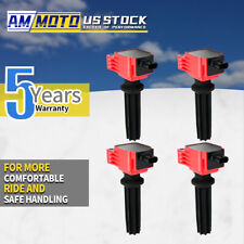 High Performance Set of 4 Ignition Coil OEM For Ford Edge Escape Focus L4 UF670 picture