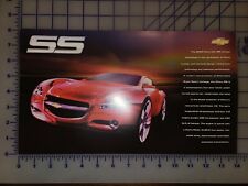 2003 Chevrolet SS Concept Brochure Sheet Original  picture