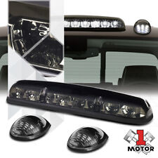 3Pcs Smoked Housing [White LED]Cab Roof Running Light for 02-07 Silverado/Sierra picture