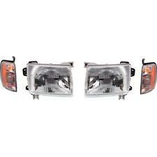 Headlight Kit For 98-2000 Nissan Frontier Left and Right 4Pc picture