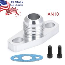 10 AN Turbo Oil Drain Outlet Flange Adapter AN10 Fitting For T25 GT28 GT30 GT35 picture