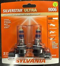 2 NEW SEALED Sylvania SilverStar Ultra 9006 12.8V 55W Whiter Light *LOW PRICED* picture
