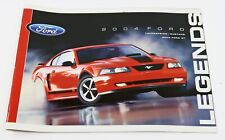 2004 Ford Mustang Mach 1 T-Bird Ford GT NOS Legends dealer brochure picture