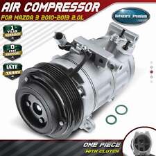 1x New AC Compressor with Clutch for Mazda 3 2010-2013 3 Sport 2010-2013 l4 2.0L picture