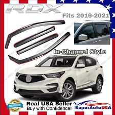 FOR Acura RDX 2019-2022 IN-CHANNEL WINDOW VISOR VENT SHADE RAIN GUARDS DEFLECTOR picture