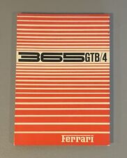 Ferrari 365 GTB/4 Daytona Owners Manual (74/73); Factory Original  picture