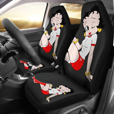 Cute Betty Boop Eyes Look Car Seat Covers (set of 2) picture