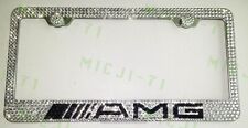 AMG Mercedes Benz Bling License Plate Frame Holder Made W Swarovski Crystals picture