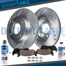 294mm Front Drilled Brake Rotors + Ceramic Pads for 2007- 2015 Mini Cooper S picture