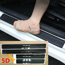 Car Accessories Door Sill Scuff Plate Protector Guard carbon fiber Stickers 4pcs picture