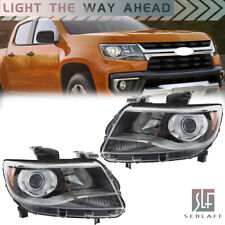 For 2015-2021 Chevy Colorado LT/Z71/ZR2 Projector Headlight Chrome Left+Right picture