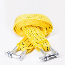 16.4ft 5 Tons Car Tow Cable Towing Strap Rope With 2 Hooks Heavy Duty Emergency picture