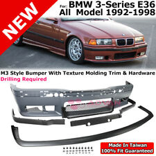 Front Bumper Cover Front Lip M3 Style For 92-98 BMW 3 Series E36 Lower Spoiler picture