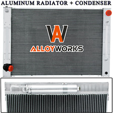 ALUMINUM RADIATOR+CONDENSER COMBO For 2009-20 Nissan 370Z 3.7L INFINITI G25 2.5L picture