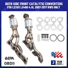 For Lexus LS460 4.6L Both Side Front Catalytic Converters 2007-2017 DIRECT FIT picture