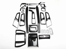 22PCS Black Carbon Fiber Car Interior Kit Cover Trim For Volvo XC60 2018-2021 picture