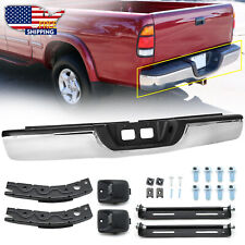For 2000-2006 Toyota Tundra Chrome Complete Steel Rear Step Bumper Assembly picture