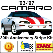 1993-1997 Chevrolet Camaro 30th Anniversary Racing Stripes Decal Kit Coupe T-Top picture