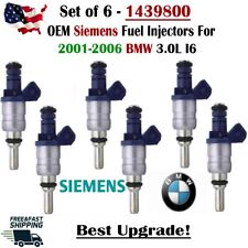OEM Siemens x6  Best Upgrade  Fuel Injectors for 2001-2006 BMW 3.0L V6 #1439800 picture