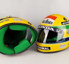 Ayrton Senna 1991 Helmet - 1:1 Scale - Inverted BOSS - GP Brasil (DOT- INMETRO) picture