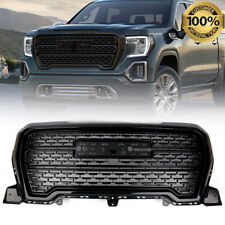 Front Denali Style Gloss Black Grille Grill For 2019 2020 2021 GMC Sierra 1500 picture
