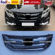 IN US For Honda Crosstour 2013-2015 Front Bumper Upper Grille Gloss Black Grill picture