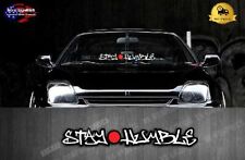 Stay Humble Windshield Banner JDM Japanese Sticker Decal  picture