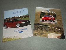 1996 FORD MUSTANG & GT ORIGINAL SALES CATALOG + '96 MUSTANG ACCESSORIES BROCHURE picture