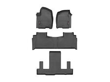 WeatherTech Custom FloorLiners for Escalade/Tahoe/Yukon 1st, 2nd, 3rd Row Black picture