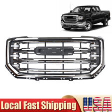 For 2016-2019 GMC Sierra 1500 Replacement Grille Chrome Front Bumper GM1200743 picture