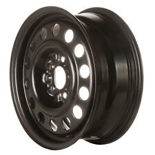 07014 Reconditioned OEM 15x6 Black Steel Wheel fits 2000-2005 Saturn L Series picture