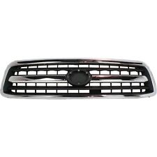 Grille For 2000-2002 Toyota Tundra Chrome Shell w/ Black Insert Plastic picture