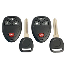2 OEM Electronics Keyless Remote Fobs + Chip Keys RS 4 Button OUC60221 15913421 picture