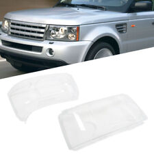 For 2006-2009 Land Rover Range Rover Sport Headlight Headlamps Lens Cover Pair picture