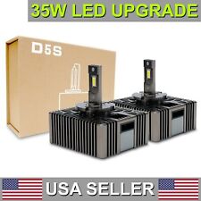 2x D5S LED 6000K White Bulbs 35W 3000lm Upgrade 40% More Powerful Replacement  picture