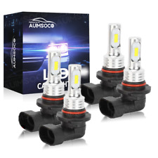 4X LED Headlights Lights Bulbs 6000K for Jeep Cherokee 2016 2017 2018 2019 2020 picture