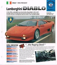 1990 / 1991 / 1992 LAMBORGHINI DIABLO IMP Brochure picture