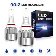 2PCS 2-sides 9012 LED Headlight Bulbs Kit High Low Beam Super Bright 6500K White picture