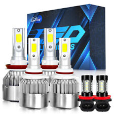 For 2013-2021 Lexus ES350 6000K LED Headlight Fog Light Bulbs Combo KIT White picture
