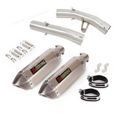For Yamaha FJR1300 2001-2023 Motorcycle Exhaust System Mid Muffler Pipe Slip On picture