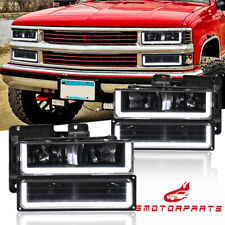 For 1994-1998 Silverado Tahoe C10 C/K 1500 2500 3500 LED DRL Headlights picture
