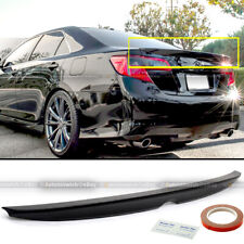 Fit 12-14 Camry LE SE XLE JDM Style Glossy Black Painted Trunk Wing Lip Spoiler picture
