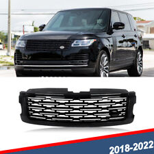 For 2018-2022 Range Rover Up To 2023 Gloss Black Front Upper Bumper Grille Grill picture