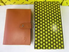 Ferrari Schedoni leather owner's manual pouch document picture